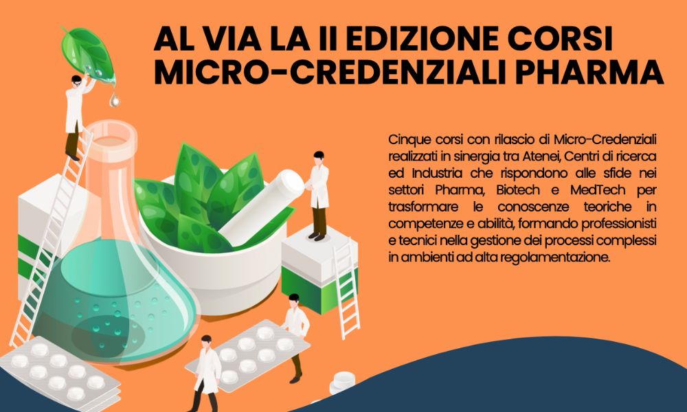 Seconda edizione dei corsi Micro-Credenziali Pharma: presentazione a Roma Tre